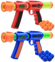 Kiddie Play Toy Foam Blasters & Guns Atomic Power Popper Ball Guns for Kids Air Shooter with Foam Ba