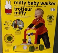全新miffy baby walker 學步手推車 (小熊+miffy）