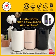 [SG Seller] Aroma Nebulizer Waterless Wireless Ultrasonic Aroma Diffuser USB Rechargeable Essential 