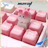 MURRAY  Animal Keycap, Durable Handmade Mechanical Keyboard Caps, Creative DIY Keyboard Accessories 