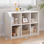 ชั้นวางหนังสือ ชั้นวางของ 93/123cm สไตล์มินิมอล ชั้นวางของ8ช่อง ชั้นอเนกประสงค์ เปิดชั้นวางจอแสดงผล