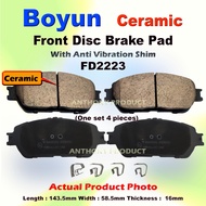 #Ceramic# Toyota Alphard H10, Caldina ST246 Front Disc Brake Pad Boyun Brand