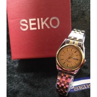 seiko-5 watch for woman, automatic hand movement with double date,