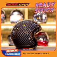 READY Helm Motor BELL Custom 500 RSD Check It Classic Helmet Original