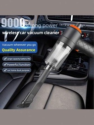 汽車清潔高功率迷你多功能吸塵器,帶充電、吹風、吸塵和照明功能