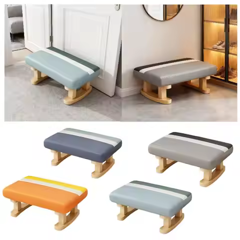 Foot Stool Stable Non Slip Seat Chair Footrest for Apartment Nursery Office