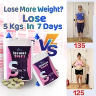 seaweed sweets slimming pills/detox slim weight loss/detox slim tablet/fat burner/ pampapayat /7 Day