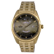 [Creationwatches] Orient Contemporary Multi Year Calendar Gold Tone Dial Automatic RA-BA0001G10B Men's Watch