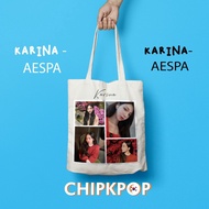 [KARINA AESPA PACKAGE SET] I CHEAP KARINA AESPA TOTEBAG I AESPA TOTEBAG I CHEAP AESPA BAG I AESPA AL