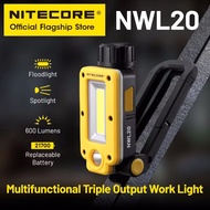 NITECORE NWL20 USB-C Rechargeable Work Light 180° Adjustable Multifunctional Triple Output Floodligh