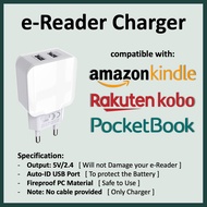 eReader Charger (2.4A) - Compatible with Kindle / Kobo / PocketBook