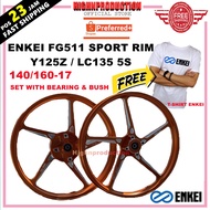 ENKEI FG511 SPORT RIM Y125 Y125Z Y125ZR LC135 5S LC135 DISC RCB MAGIC BOY KING DRAG HYLOS (FREE TSHI