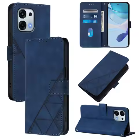 Luxury Magnetic Leather Wallet Phone Case For Oppo A6 Pro A6T A6S A5 A3 A6X A5X A3X A6 A5 5G 4G A3 P