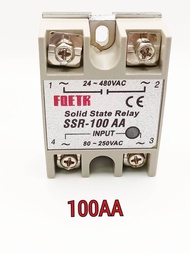 ออกบิลได้ SSR Solid State Relay Module AC-AC 25A 40A 75A 100A  แรงดันไฟฟ้า80-250V 220V AC 24-380V ACโหลด ทักเชท