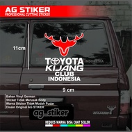 Stiker TKCI TOYOTA KIJANG CLUB INDONESIA Sticker mobil
