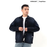 JINISO - Men's Denim Jacket Jeans Oversize Onyx Black Spray