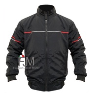 Black waterproof Windproof Motorcycle Riding Bomber Jacket for Men and Women