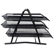 3-Tier Iron Elevated Tray / 3-Tier Iron Paper Document Rack