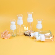 30ml / 60ml round plastic cosmetic perfume bottle in mist spray form