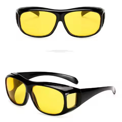 Anti-Glare Night Vision Driver Goggles Fashion Sunglasses Cycling Goggles Night Driving Enhanced Lig