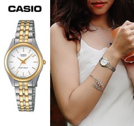 นาศิกา Casio Standard รุ่น LTP-1129G-7A นาฬิกาข้อมือผู้หญิง สายสแตนเลส สองกษัตริย์- มั่นใจ สินค้าของแท้ 100% รับประกันสินค้า 1 ปี