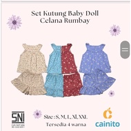 3pcs-CAINITO KUTUNG PRINT BABY DOLL SET ( rumbay pants)