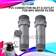 Inlet & Outlet PVC Connector Set For MPV Water Filter For Outdoor Sand Water Filter