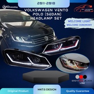 Volkswagen Vento (Polo Sedan ) Headlamp Full Set Built In Led Design Golf MK7.5