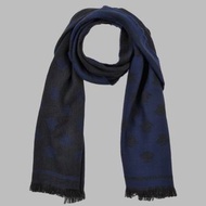 Versace logo scarf 圍巾 二手有少量線被勾起來 羊毛 高標請至101櫃上購買新品 謝謝您