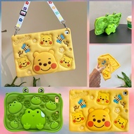 3D Frog Winnie Kids Case For iPad Mini Air 6 M2 M4 2024 9.7 2017/2018 Pro 10.5 10.9 11 7th/8th/9th/1