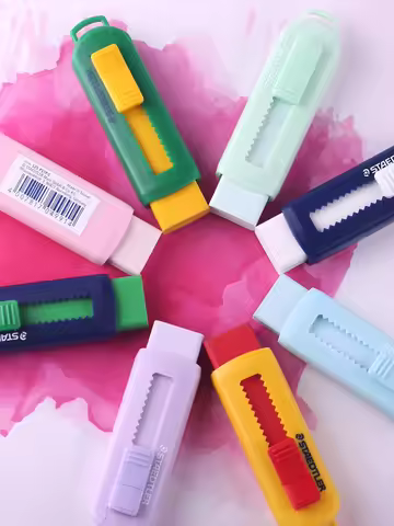 STAEDTLER Eraser 525 Telescopic Pushable Eraser Professional Drawing Design Safety and Environmental