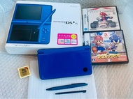 Nintendo DS NDSILL ⭐️藍色大Mon版 ⭐️靚Mon極品收藏級別  ndsl 有盒套裝 ⭐️700 games included  一買即玩 good condition 👍 gam