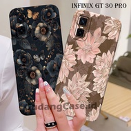 Infinix GT 30 Pro Softcase GT 20 Pro/ GT 10 Pro Flexible Casing Procamera Flower Motif Trendy