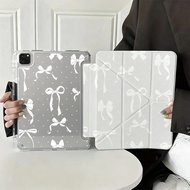 3+Y-Fold Cute Bow Stand Case For SAMSUNG Galaxy Tab S7+ S8+ Plus S7 FE 12.4 inch SM-X800 X806 T730 T