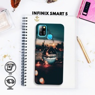 Win_case Infinix Smart 5 softcase hardcase 2d 3d Glither Aesthetic series casing & premium hp Protec