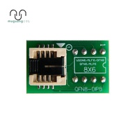 .Chips Socket QFN8/WSON8/MLF8/MLP8/DFN8 to DIP8 for CH341A TL866Ii Plus RT809H/F T48 T56 EZP2023 6X8