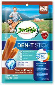 Jerhigh Den-T Stick 60ก.ขนมสุนัข ขนมขัดฟัน (เจอไฮ เจอร์ไฮ ขนมหมา )