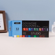 12 Color / 24 Color Gouache Paint Set Box Art Gouache Paint Beginners Paint Graffiti Paint
