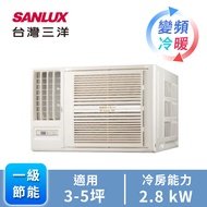 台灣三洋R32窗型變頻冷暖空調(左吹) SA-L28VHR