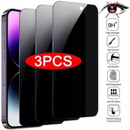 3Pcs Anti-Spy Privacy Tempered Glass for OPPO A38 A18 A98 A78 A57 A58 A60 A3X A16K A17 A17K A16 A94 
