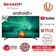 【DISCOUNT RM 99】Sharp 50" Full HD Android TV 2TC50BG1X 50 INCH