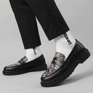 Docmart Men's Tribal Skull Motif Loafers Loafer Men Loafer Shoes Men Loafer Lelaki