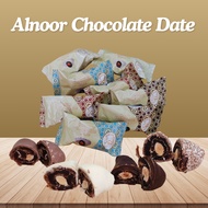 Alnoor Chocolate Dat/Chocolate Dubai/Coklat Kurma Badam/Coconut/White/Milk/Dark/21g per pcs