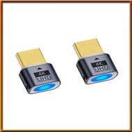 [chasoedivine.] 2Pcs -Compatible Dummy Plug 4K HDR Virtual Monitor EDID Headless Ghost Emulator Supp