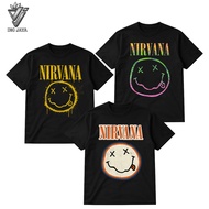 Nirvana Men's T-Shirt Wanita | Grunge Rock Band T-shirt