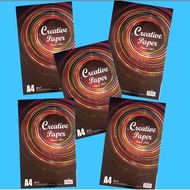 [Uni] A4 Creative Paper Colour 80gsm 120's U-9999 Kertas Warna