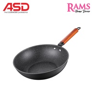 ASD HITECLIFE 30cm Induction Die-Cast Non Stick Wok Pan / Kuali ASD / Kuali Dalam / Kuali Tak Meleka