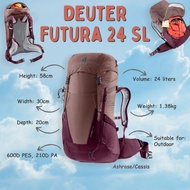DEUTER Futura 24 SL Hiking Backpack (Ashrose/Cassis)