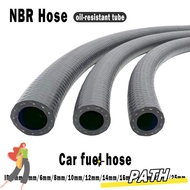 PA-HOME Car  Hoses, ID 4 5 6 8 10 12 14mm Multifunctional NBR Oil Resistant Hose, Durable with Pipe 