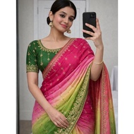 Chiffon Saree Chinon Chiffon